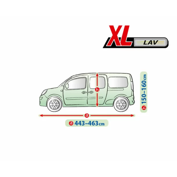 Prelata auto completa Mobile Garage - XL - LAV