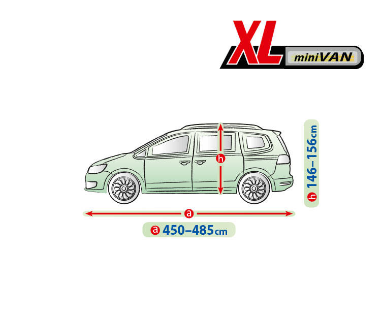 Mobile Garage komplet autótakaró ponyva - XL - Mini VAN thumb