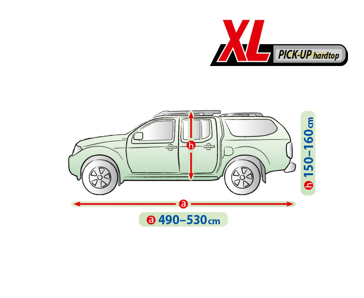 Mobile Garage full car cover size - XL - Pickup Hardtop thumb