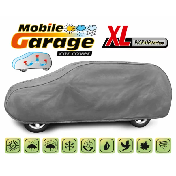 Mobile Garage full car cover size - XL - Pickup Hardtop