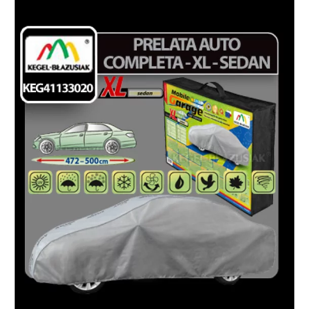 Mobile Garage full car cover size - XL - Sedan - Cridem