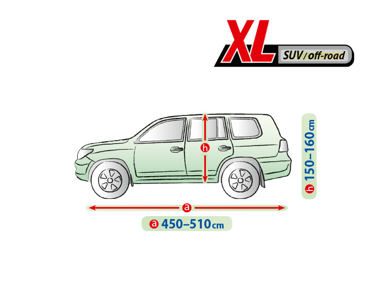 Mobile Garage komplet autótakaró ponyva - XL - SUV/Off-Road thumb