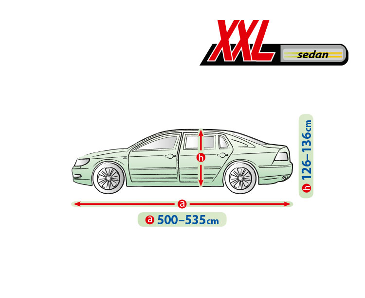Mobile Garage full car cover size - XXL - Sedan thumb
