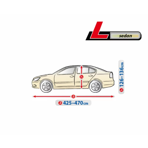 Optimal Garage komplet autótakaró ponyva - L - Sedan