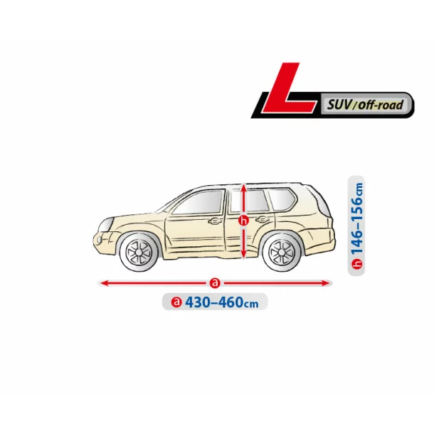 Optimal Garage full car cover size - L - SUV/Off-Road
