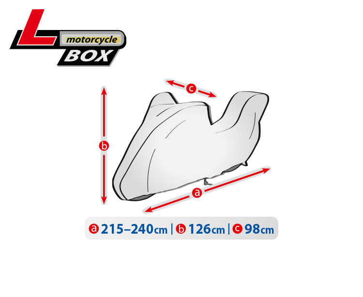 Basic Garage motorcycle cover - L - Box thumb