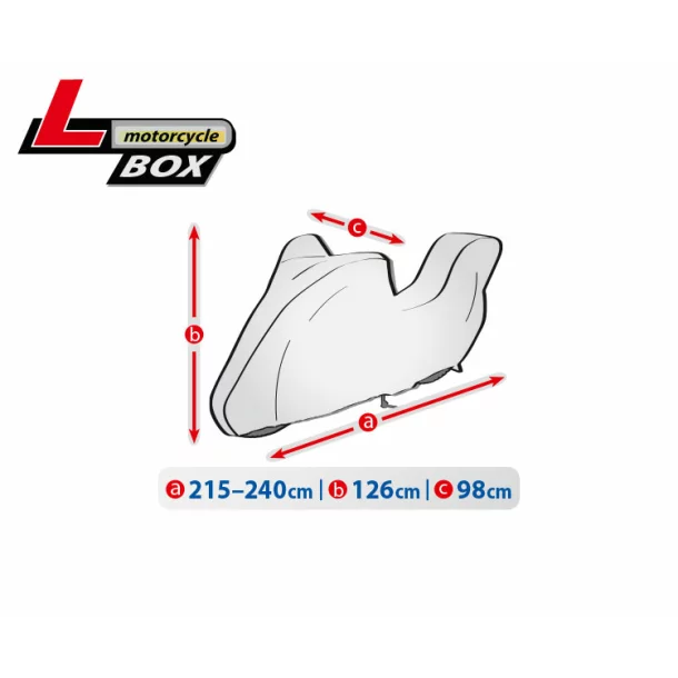 Prelata motocicleta Basic Garage - L - Box