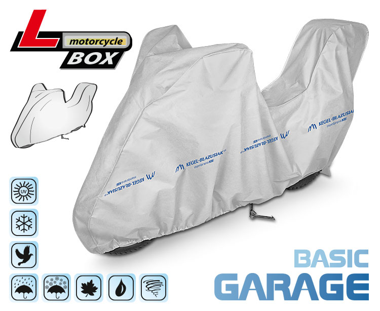 Basic Garage motorcycle cover - L - Box thumb