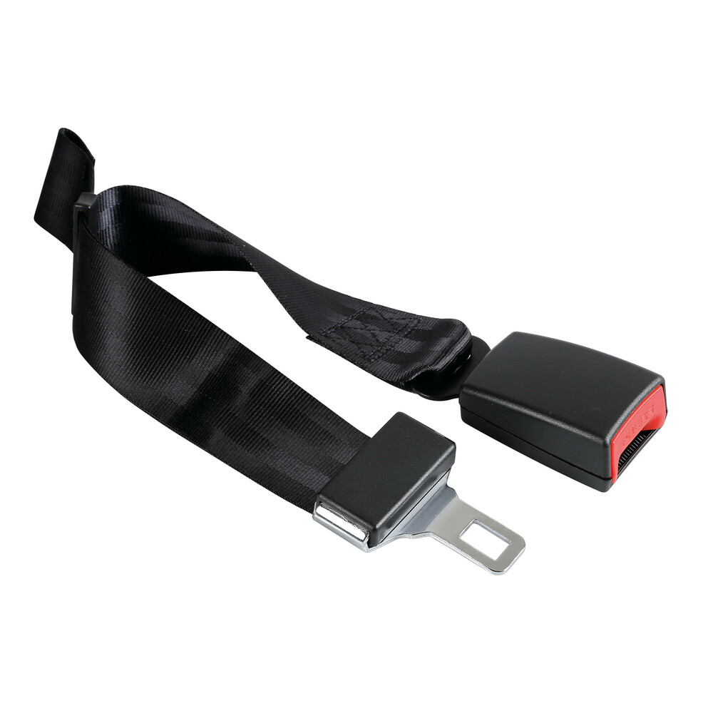 Car seat belt extender thumb