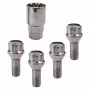 Anti-theft wheel bolts kit 4pcs conical M12x1,25mm - Type A