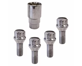 Anti-theft wheel bolts kit 4 pcs conical - Type B