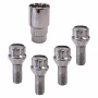 Anti-theft wheel bolts kit 4 pcs conical - Type B