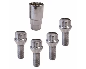 Anti-theft wheel bolts kit 4 pcs conical - Type G