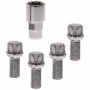 Anti-theft wheel bolts kit 4 pcs spherical - Type C