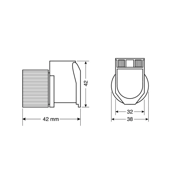 PX-2, all-weather power socket, 12/24V