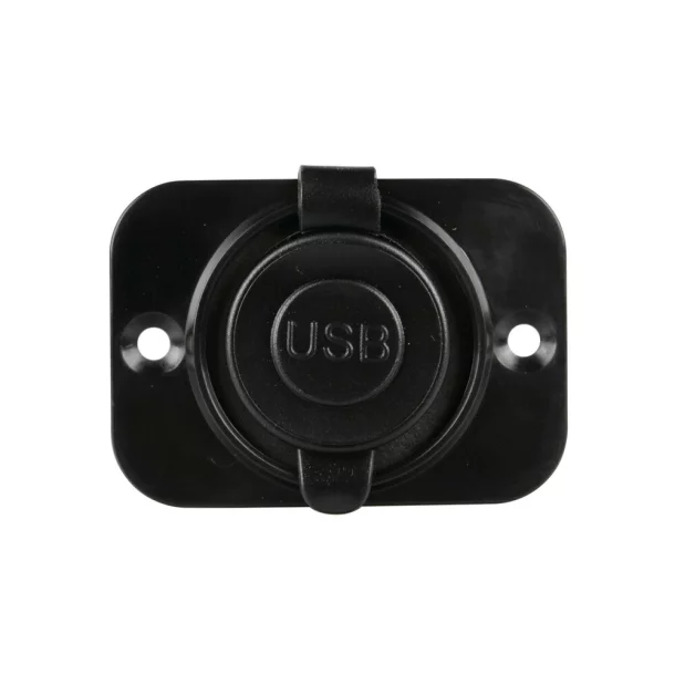 Ext-12, flush mount double Usb A + Usb C port, 12/24V