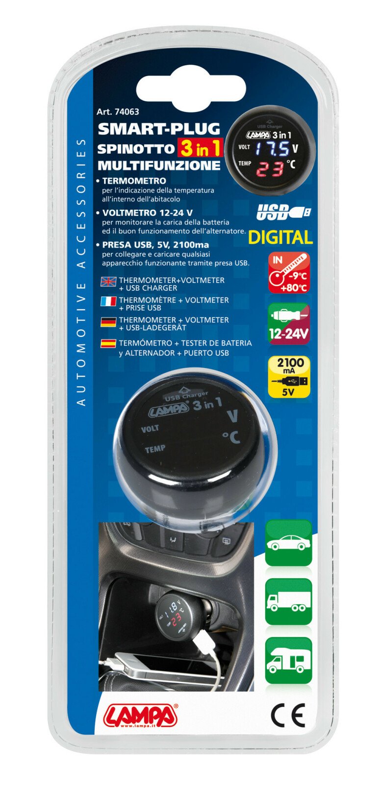 Smart-Plug, többfunkciós csatlakozó 12/24V thumb
