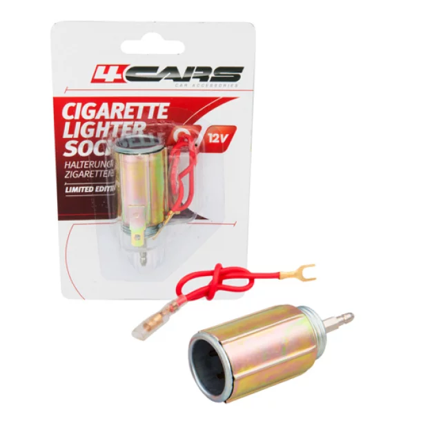 Priza bricheta auto fara iluminare 4Cars - 12V-Resigilat,