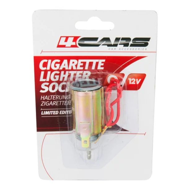 Priza bricheta auto fara iluminare 4Cars - 12V-Resigilat,