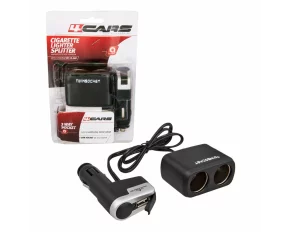 4Cars Double socket 12-24V with USB