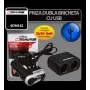 4Cars Double socket 12-24V with USB