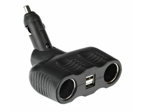 Duo-4, double socket 12/24V + USB