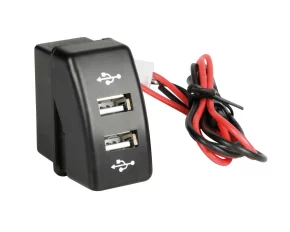 Original-Fit, double USB charger, 12/24V - Daf