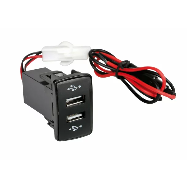 Original-Fit, double USB charger, 12/24V - Scania