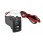 Original-Fit, double USB charger, 12/24V - Scania