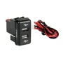 Original-Fit, double USB charger, 12/24V - Volvo