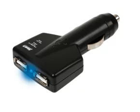 Elosztó 2 USB-vel szivargyújtóhoz 1000mA, 12/24V