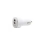 Dual USB cigarette lighter socket 12 / 24V - 2100 mA Pulse - White