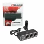 4Cars Triple socket 12-24V with USB and extension cable