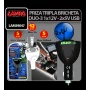 Duo-3, lighter plug dual power 12V + USB