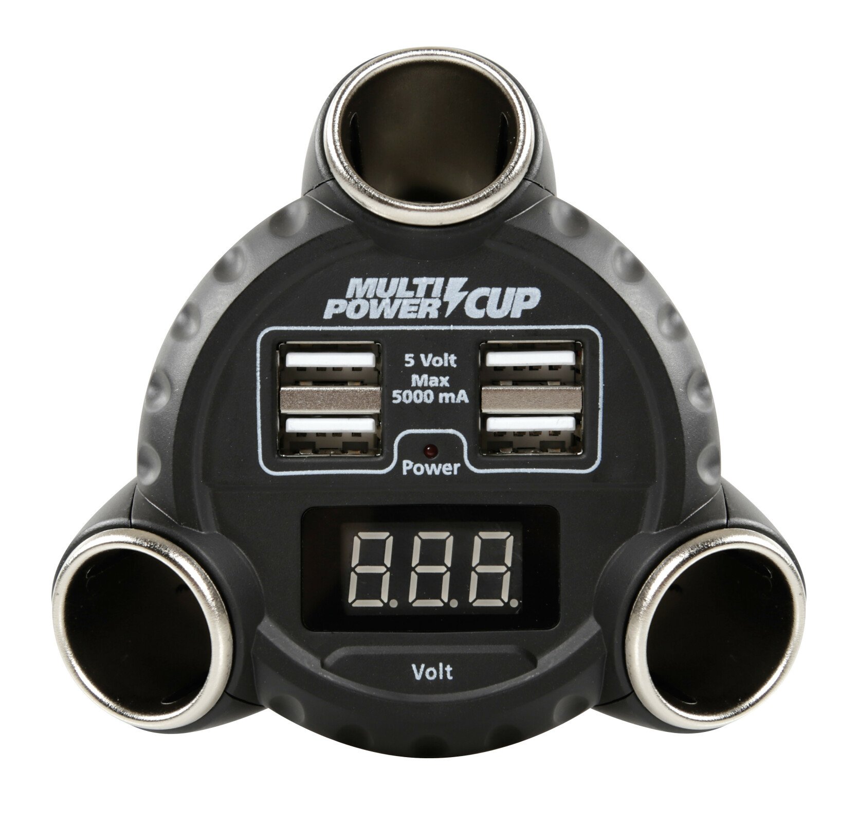 Multi Power Cup 3-es elosztó szivargyújtóhoz - 12/24/36V thumb