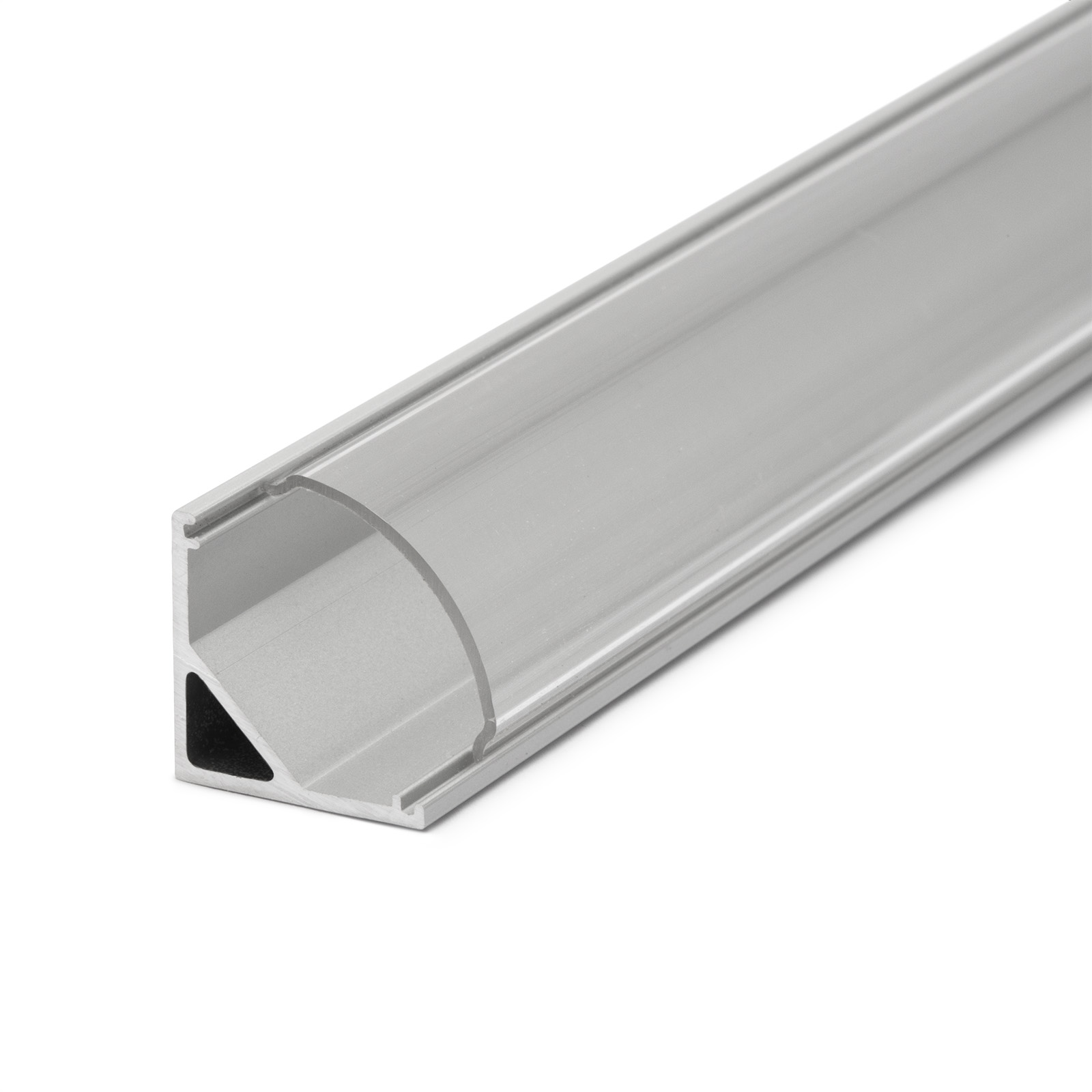 Profil  din aluminiu pt. benzi LED 1000x16x16mm - rotunjit thumb