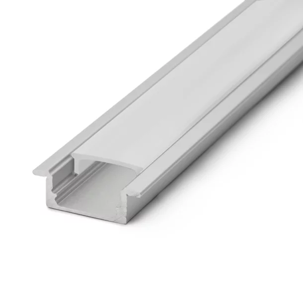 Profil  din aluminiu pt. benzi LED 1000x23x8mm