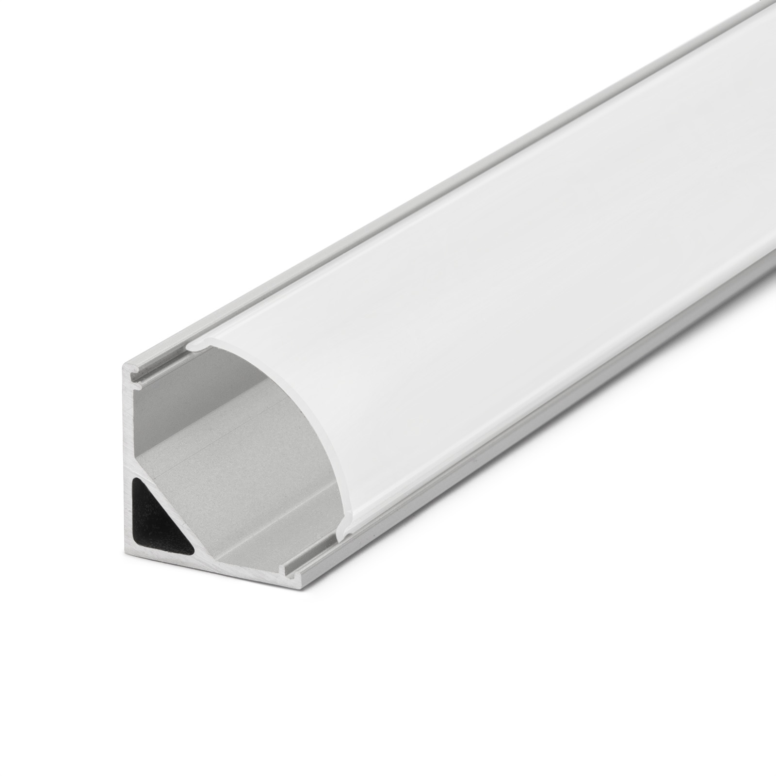 Profil  din aluminiu pt. benzi LED 2000x16x16mm - rotunjit thumb