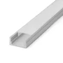 Profil U din aluminiu pt. benzi LED 1000x17x8mm