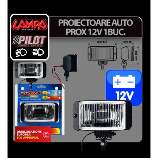 Prox - 12V-os fehér projektor - 1 darab - Köd