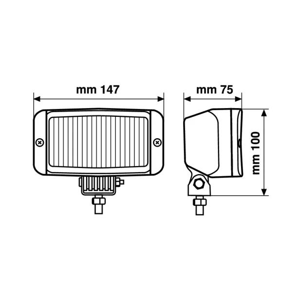 Prox - 12V-os fehér projektor - 1 darab - Köd