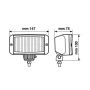 Proiector auto Prox alb 12V 1buc - Profunzime