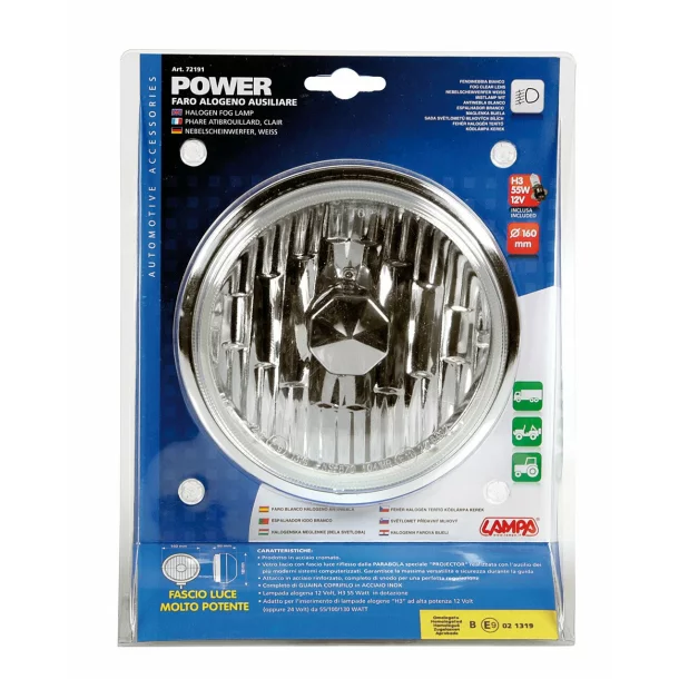 Power halogen fog lamp