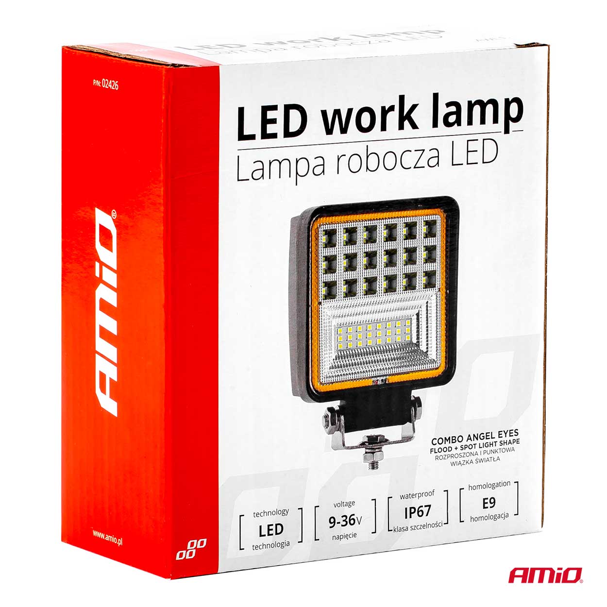 Working lamp AWL12 42 LED COMBO 2 function, 9-36V thumb