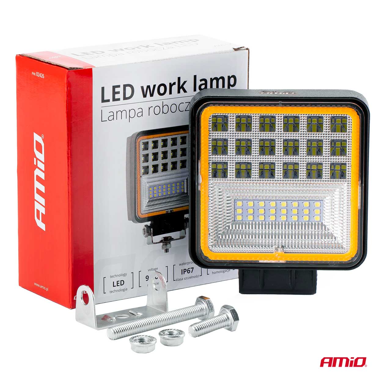 Working lamp AWL12 42 LED COMBO 2 function, 9-36V thumb
