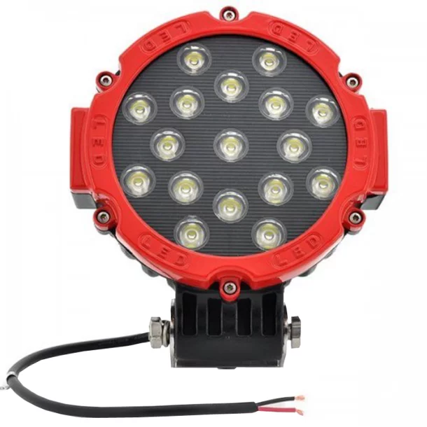 Kamar LED-es projektor fémből kerek 17x3W - 12/24V