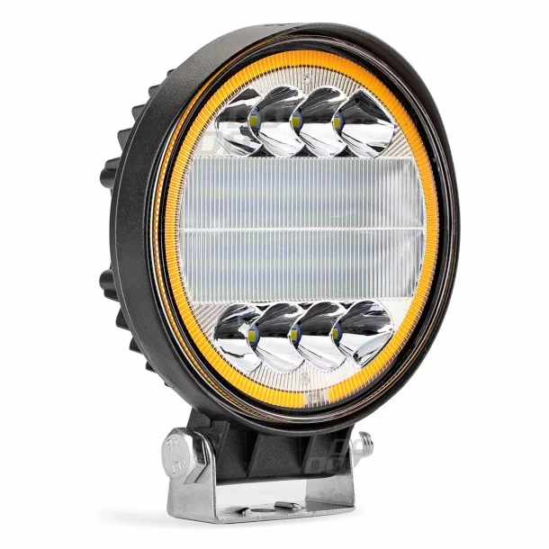 Proiector cu LED din metal rotund Combo Angel Eyes cu 2 functii, 9/36V, Amio