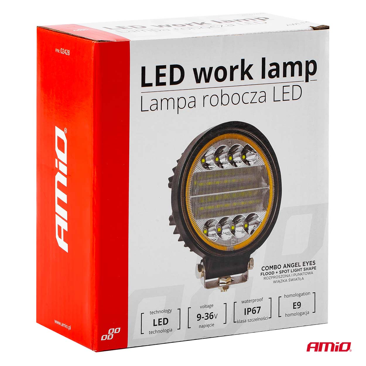 Working lamp AWL14 42 LED COMBO (2 Functions) 9-36V thumb