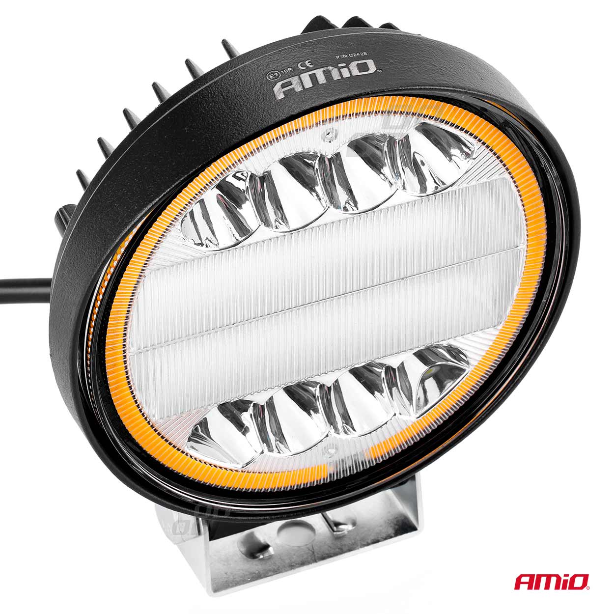 Proiector cu LED din metal rotund Combo Angel Eyes cu 2 functii, 9/36V, Amio thumb