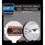 Car Plus Sirius, round driving light - White - Ø160 mm